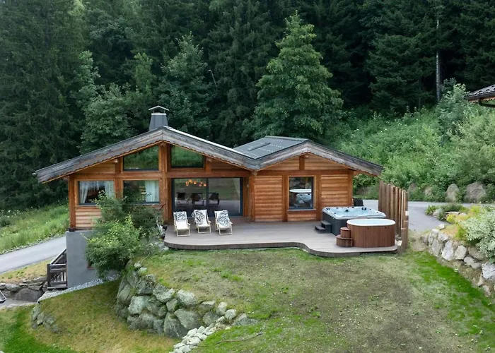 Repos Du Loup - 4ch 4sdb Jacuzzi Bainnordique Chalet