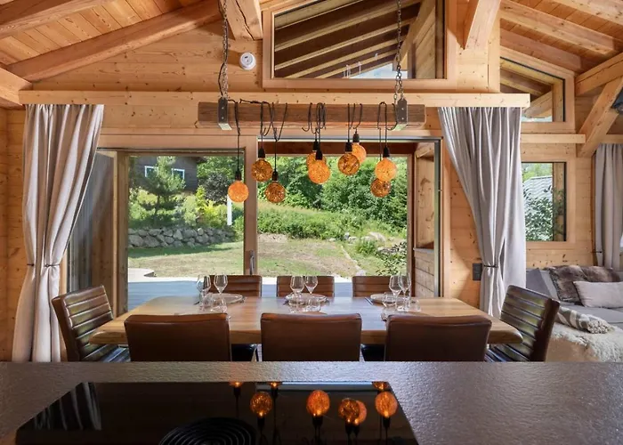 Repos Du Loup - 4ch 4sdb Jacuzzi Bainnordique Chalet *