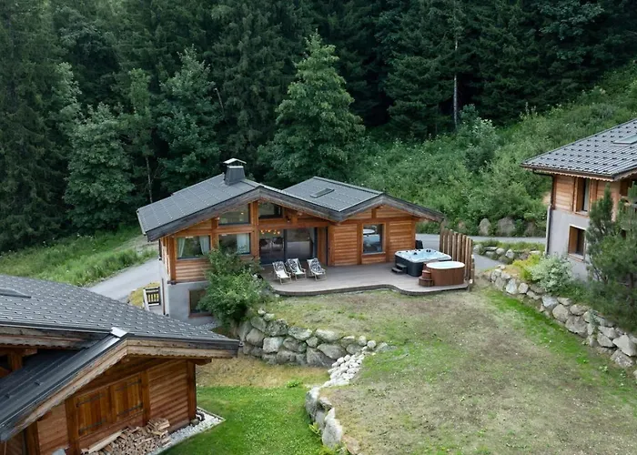 Repos Du Loup - 4ch 4sdb Jacuzzi Bainnordique Chalet *